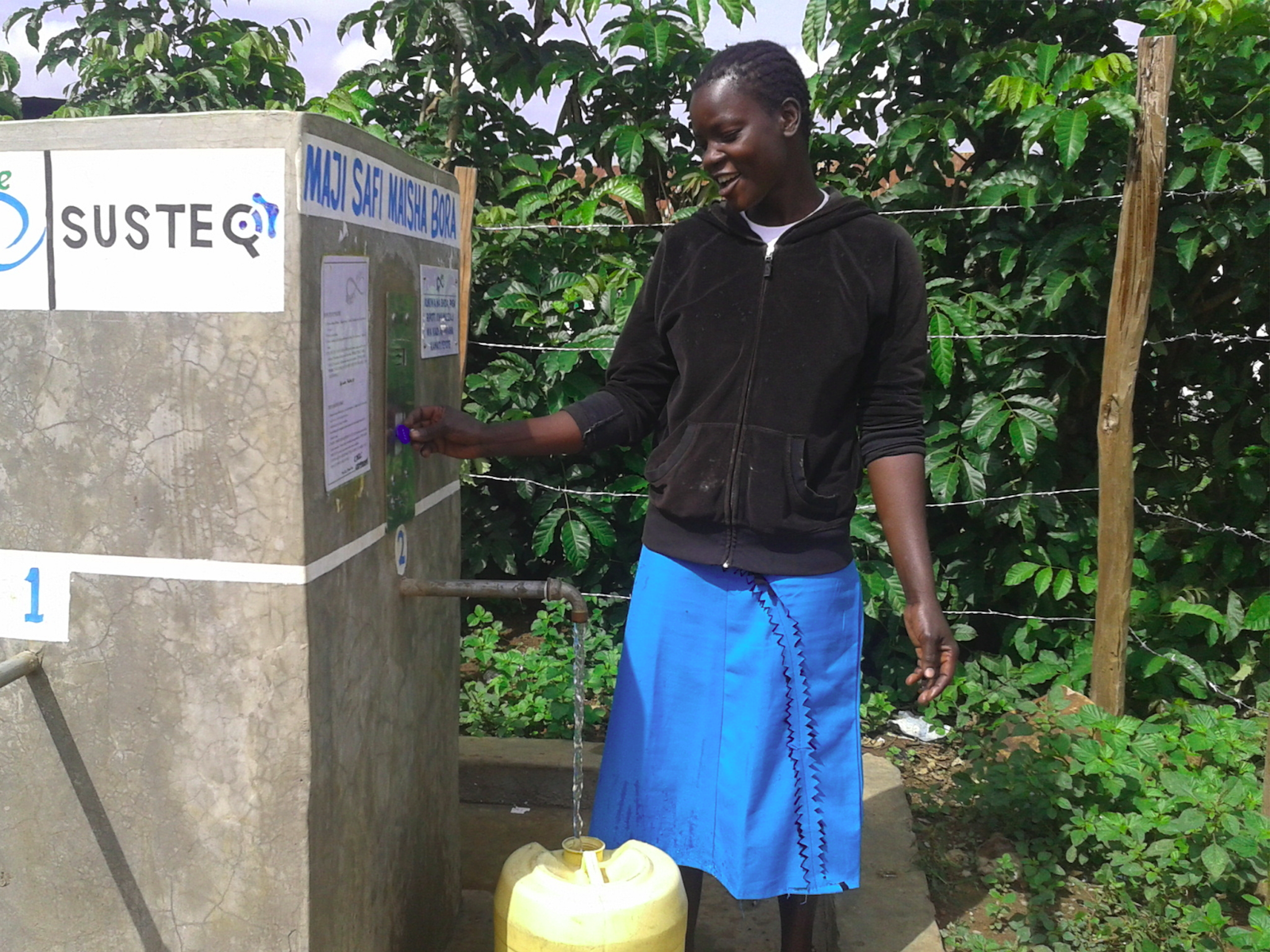 Kenya prepaid water taps
