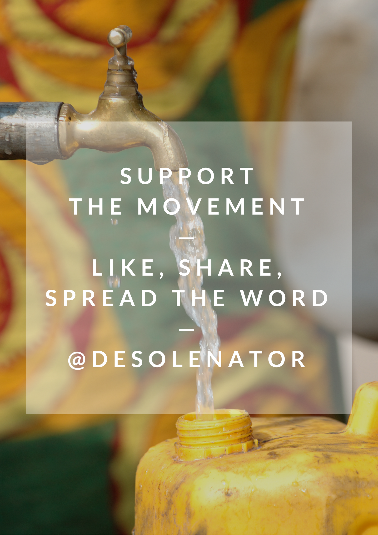 Desolenator support