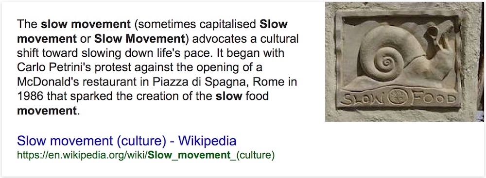 slow