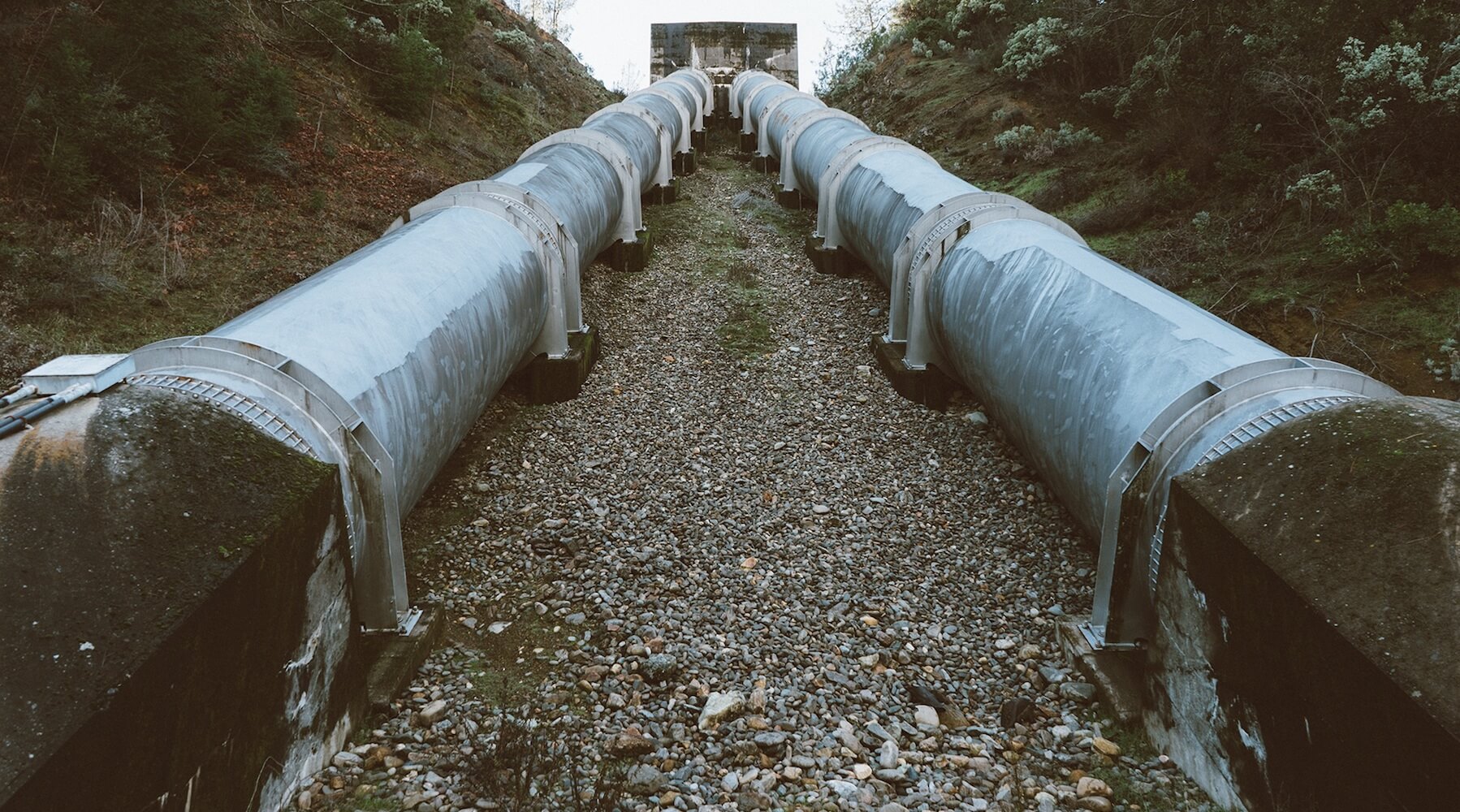 An Enbridge natural gas pipeline divides the Mohawk Akewsasne nation